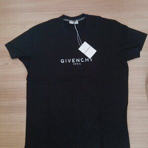 Givenchy Black Paris Logo T Shirt